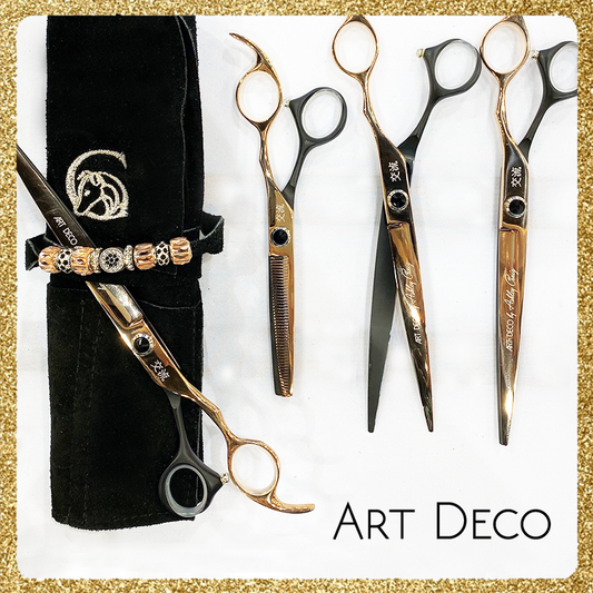 Art Deco Signature Series - Shears (Ashley Craig - Onyx Scissors)