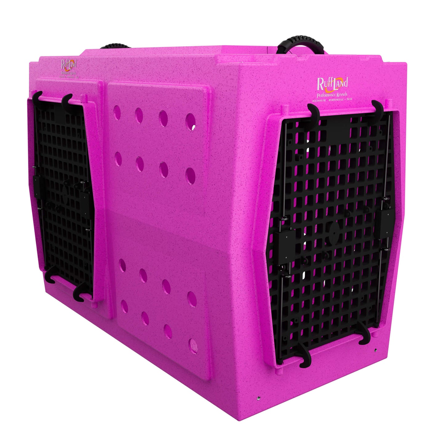 Ruff Land Kennel - LIMITED EDITION COLOURS *LIGHT PINK AND HOT PINK* (PRE-ORDER)