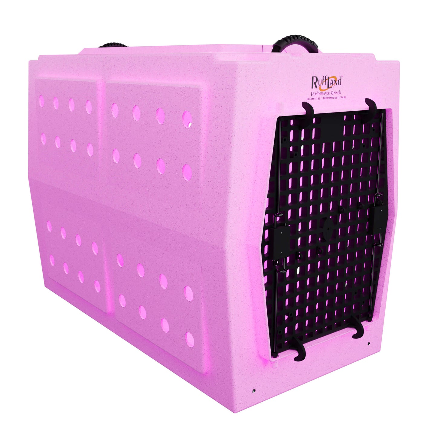 Ruff Land Kennel - LIMITED EDITION COLOURS *LIGHT PINK AND HOT PINK* (PRE-ORDER)