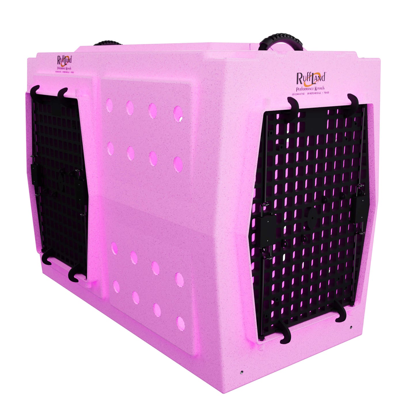 Ruff Land Kennel - LIMITED EDITION COLOURS *LIGHT PINK AND HOT PINK* (PRE-ORDER)