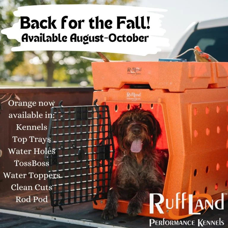 Ruff Land Kennel - LIMITED EDITION COLOURS *ORANGE* (PRE-ORDER)