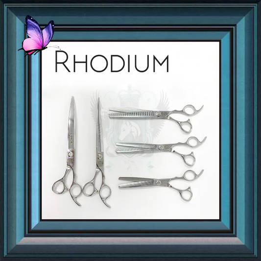 Onyx Rhodium Series Shears (Ashley Craig - Onyx Scissors)